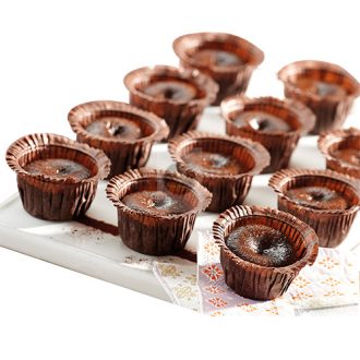 Mini csokoládés sütemény (96 x 20g), gyorsfagyasztott