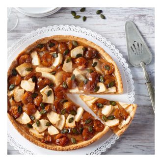   Almás-mirabellaszilvás pite tökmaggal 920g, gyorsfagyasztott