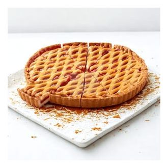   Almás-málnás rácsos pite 900g (12 szelet), gyorsfagyasztott