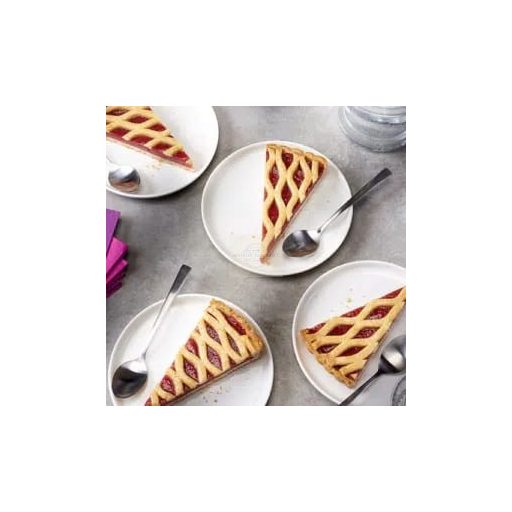 Almás-málnás rácsos pite 900g (12 szelet), gyorsfagyasztott