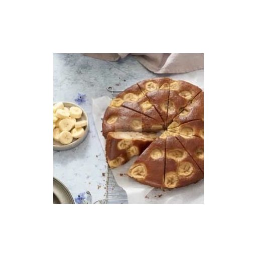 Wellness vegán laktózmentes banánkenyér 870g (10 szeletes), gyorsfagyasztott