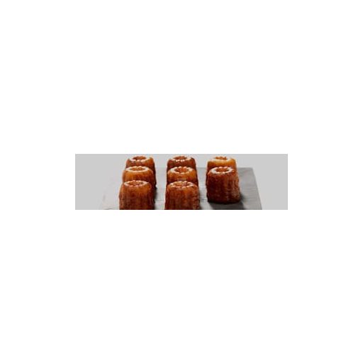 Bordói Mini-Canelé 150 x 16g, gyorsfagyasztott
