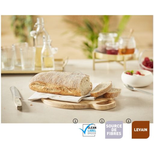 BRIDOR Rusztikus kenyér 450g x25, gyorsfagyasztott