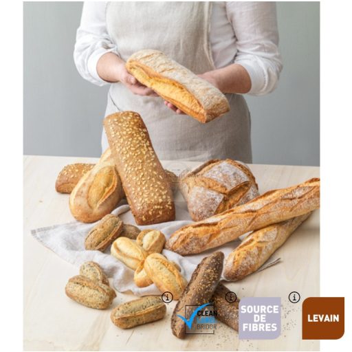 BRIDOR Rusztikus kenyér 450g x25, gyorsfagyasztott