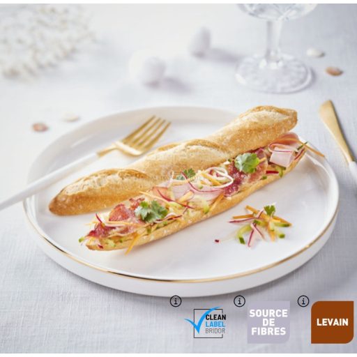 BRIDOR Hosszúkás mini Finedor kenyér 45g 'Lenotre' x50