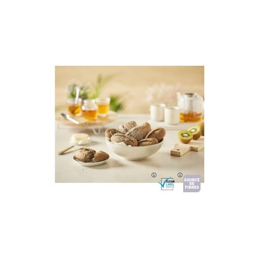 BRIDOR Mini rozsos kenyér 45g x60, gyorsfagyasztott