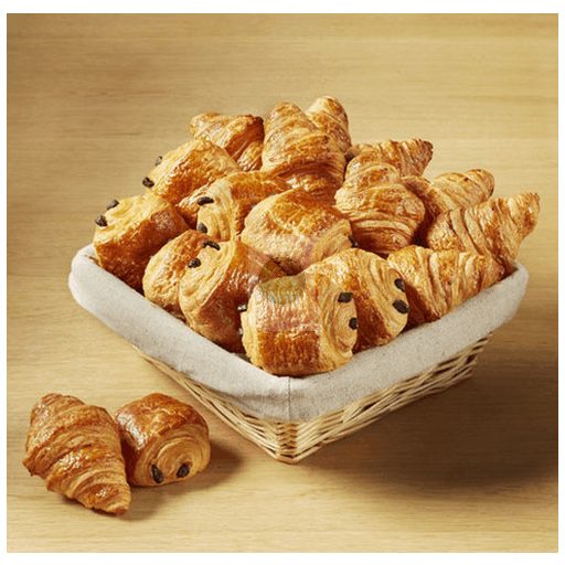 BRIDOR Mini croissant 25g 'Classic' x225, gyorsfagyasztott