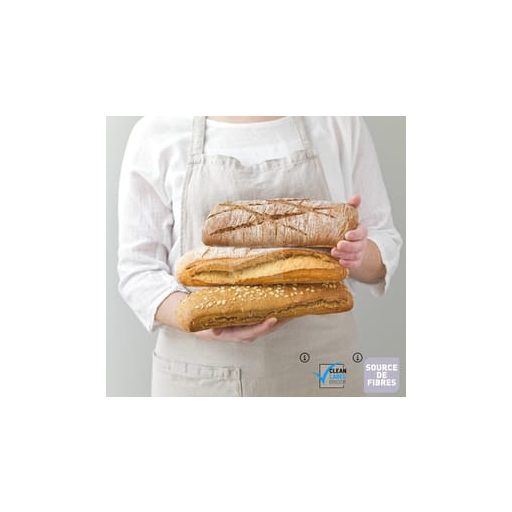 BRIDOR Félbarna cipó 330g x26, gyorsfagyasztott