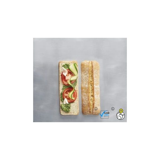 BRIDOR SO Moelleux Natúr szendvicskenyér 100g x64db, gyorsfagyasztott