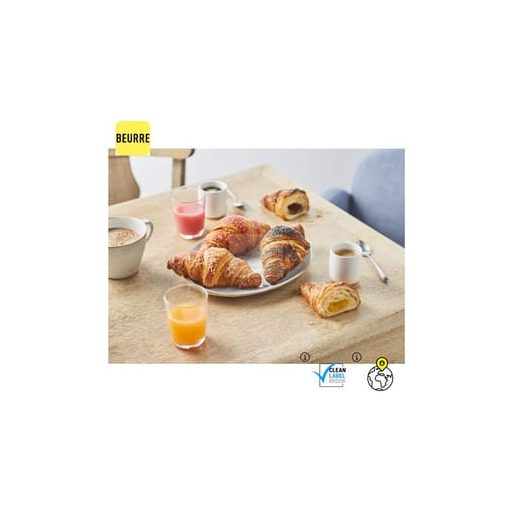 BRIDOR Croissant sárgabarackos töltelékkel 90g x40, gyorsfagyasztott