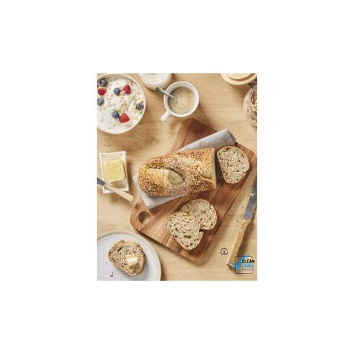 BRIDOR Többmagvas kenyér 400g x 18, gyorsfagyasztott
