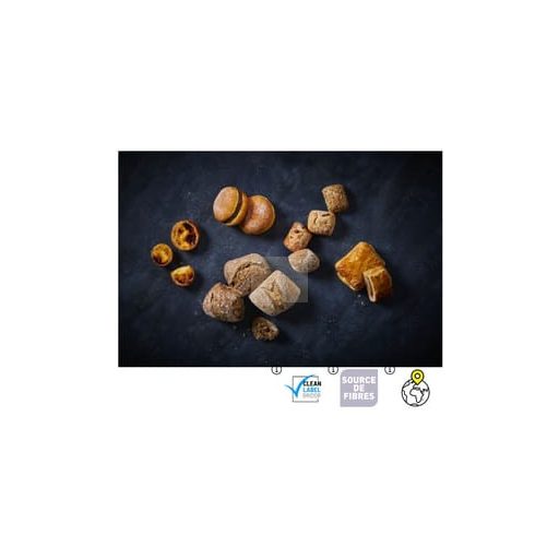 BRIDOR Mini magvas kenyér 33g Panidor' x250, gyorsfagyasztott