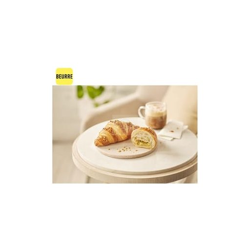 BRIDOR Croissant pisztáciás töltelékkel 85g x50, gyorsfagyasztott