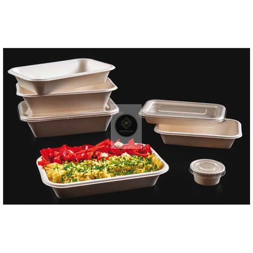 PET Fedél (707922 cikkszámú) ételdobozhoz 215x140x9mm - 50DB/CS