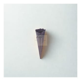 90 Ébenfekete mini tölcsér (D2.5 x M7.5 cm)