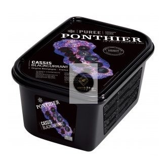PONTHIER Fekete ribiszke püré, gyorsfagyasztott - 1kg
