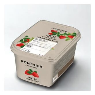Frozen Strawberry Purée 100% – Ponthier