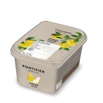   Ponthier Frozen Pear Purée – Poire Williams 90% fruit + 10% sugar (France – Haute-Provence)