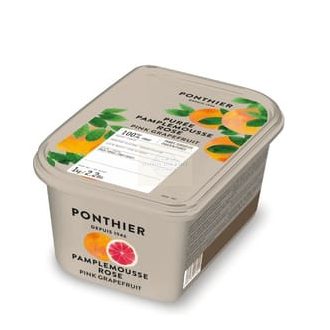   Ponthier Frozen Pink Grapefruit Purée – Pamplemousse Rose 100% (Italy – Sicily, Calabria)