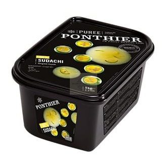 PONTHIER Frozen Sudachi Purée 100% – 1 kg (Japan, Kôchi)