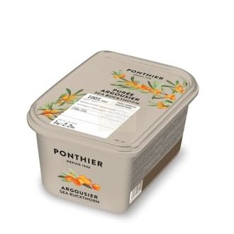 Frozen Sea Buckthorn Purée 100% – Latvia (Ponthier)