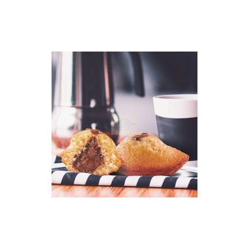 ST MICHEL PRO Madeleine, csokis-mogyorókrémes töltelékkel, gyorsfagyasztott sütemény - 56 g x 64db