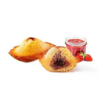   ST MICHEL PRO Madeleine, eperlekvárral töltelékkel, gyorsfagyasztott sütemény - 56 g x 64db