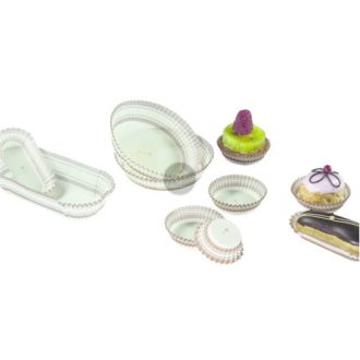   Papírkapszli, 'Fehér' kerek 53x32mm (RO 10T BIS), x1000db